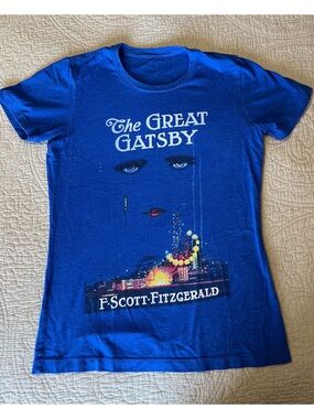 The Great Gatsby Graphic Tee - Blue